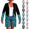 Women's Long Sleeve Cardigan Casual Jacket With Pockets Top