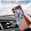 Ring Holder Wallet Cards Solt Phone Case For OPPO Find N3 N2 Flip 5G Kickstand Vertical Litchi Pattern PU Leather Magnetic Cover