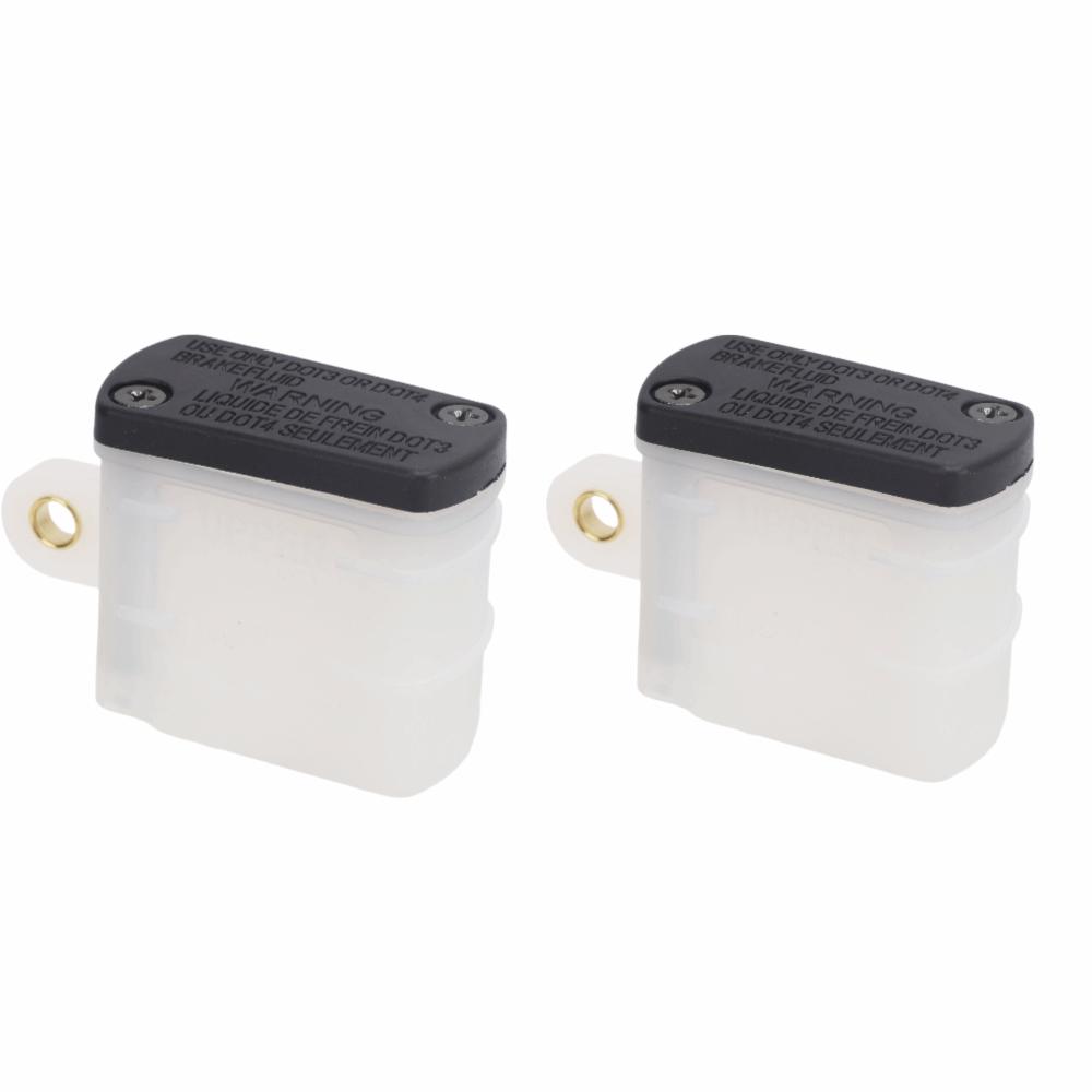 2pcs Universal Fit Brake Fluid Reservoir Tank Universal Brake Reservoir Dirt Bike Use