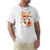 Fox With Cup Of Hot Chocolate Tshirt Essential Solid Color Tshirt