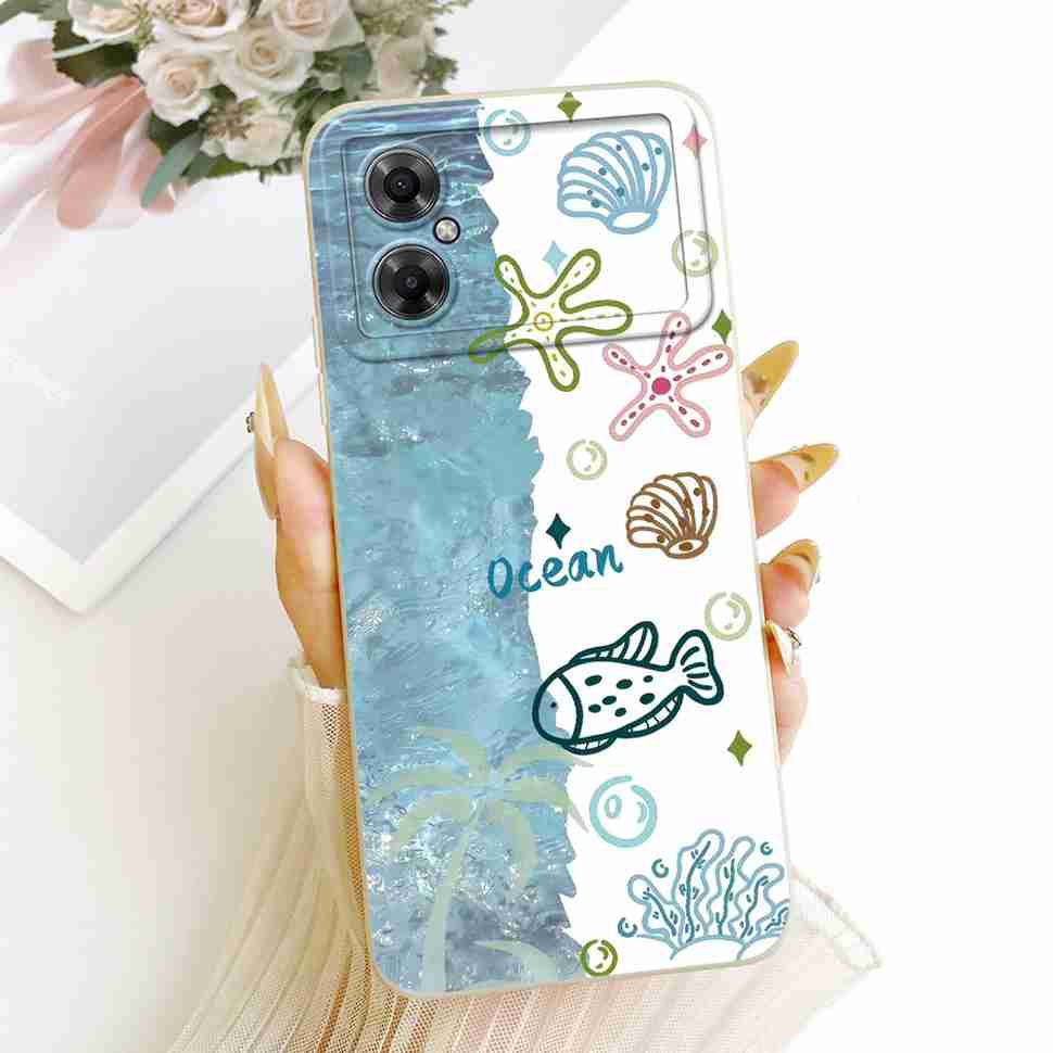 Sunflower Cartoon Cover For Xiaomi Poco M4 5G Cases Soft Silicone Phone Case For Xiaomi Poco M4 PocoM4 5G ShockProof Bumper
