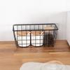Iron Storage Basket Bread Snack Fruit Basket Wall Household Organizer Holder Bathroom Kitchen Sundries Storage Container
