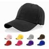 Stylish Plain Cotton Baseball Cap with Sun Protection and Embroidered Design