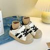 Children's Board Shoes 2025 Spring and Autumn New Girls Non-slip Sports Shoes Medium and Small Children Shell Head Shoes Fashionable Boys Soft Sole