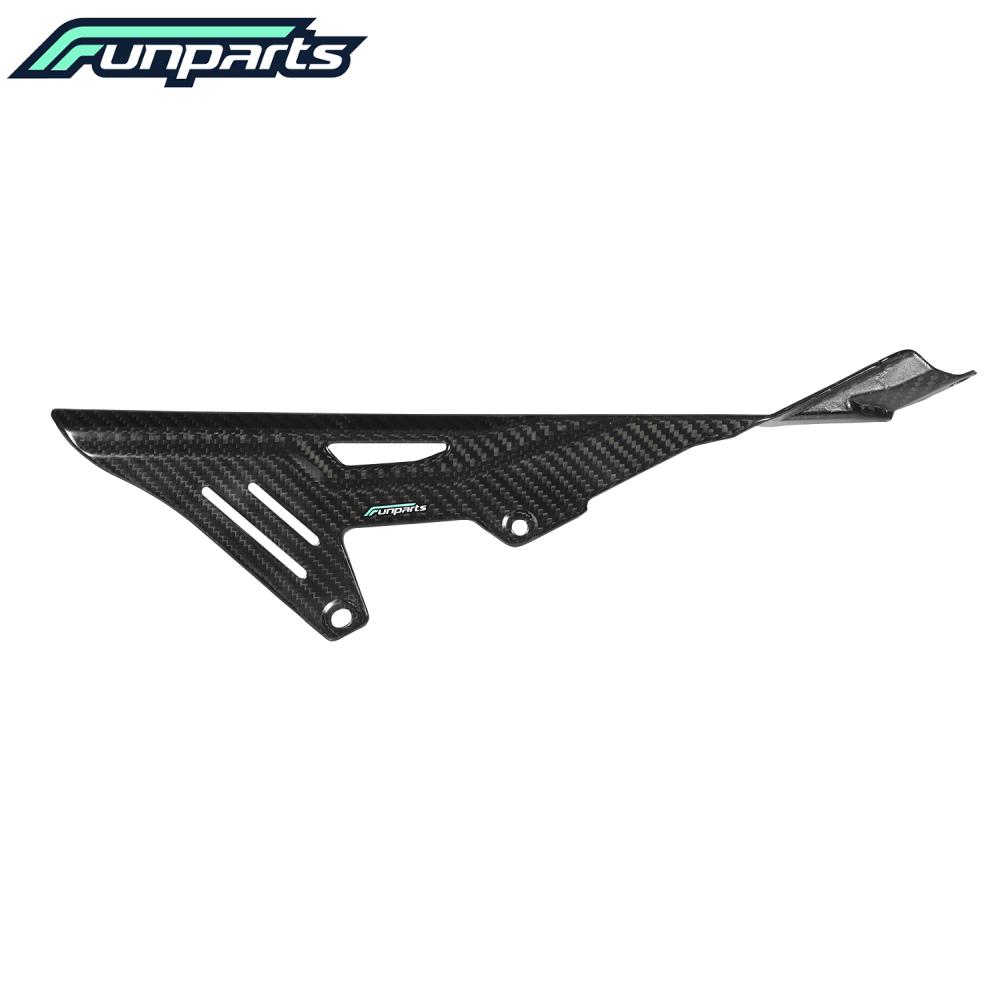 Funparts Chain Cover Motorcycles Accessories Carbon Fiber Chain Guard For Surron Sur Ron Lightbee Light Bee S X Electric Bike