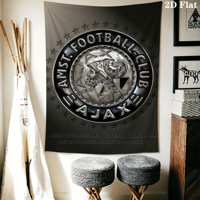 AFC Ajax Wall Hanging Printed Fabric Blanket Decorative Tapestries for Bedroom Living Room Home Decor