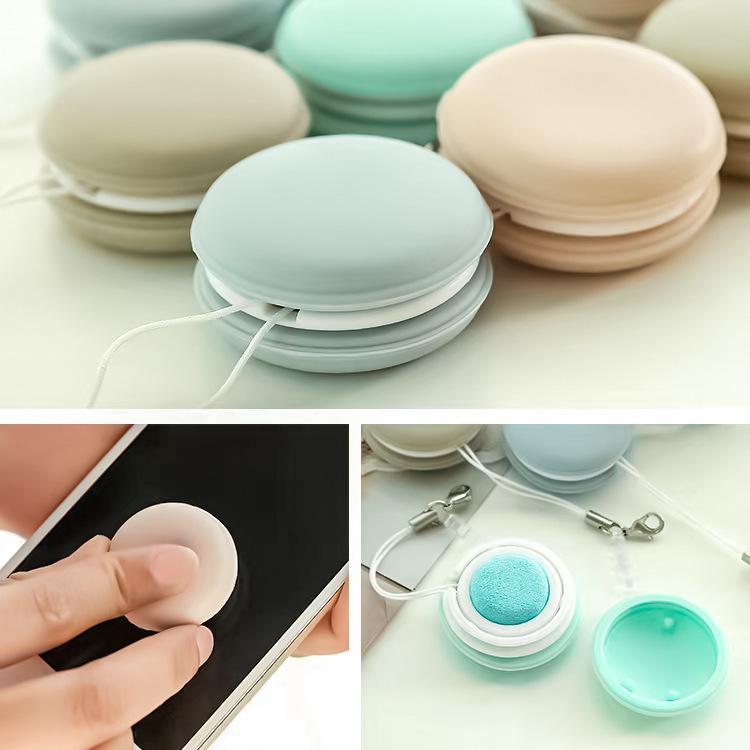Macaron Portable Screen & Lens Cleaning Cloth Pendant