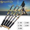 Fishing Rod 99% Carbon Spinning Rod Telescopic Fishing Rod Portable Fishing Poles for Bass Fihsing