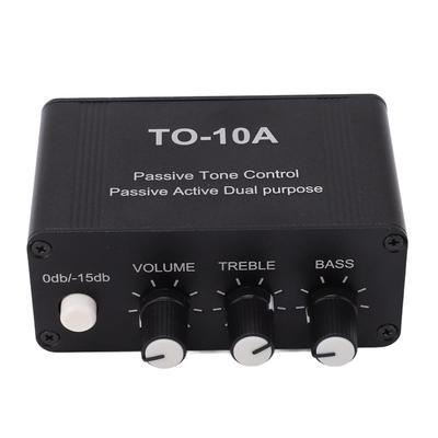 Hilitand Предусилитель, Малый Стерео Аудио Предусилитель, Усилитель для Наушников, 3,5 мм Регулировка Высоких и Низких Частот, NE5532