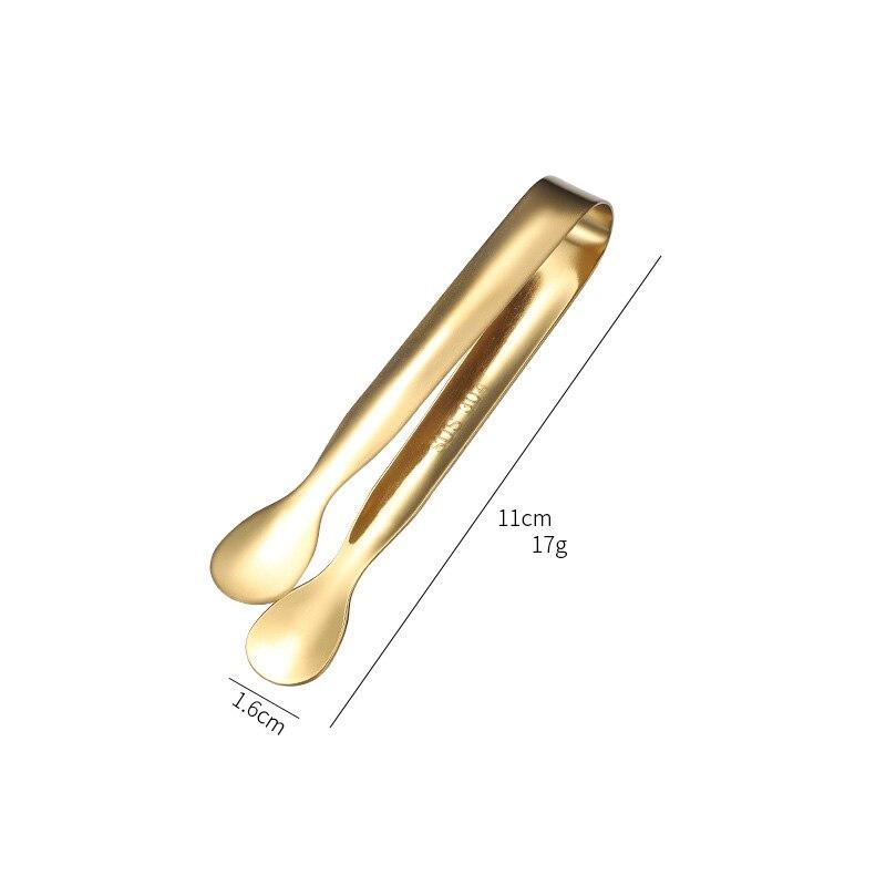 1 шт., разноцветный зажим из нержавеющей стали 304, щипцы для льда, хлеба, еды, зажим для барбекю, зажим для барбекю, кубик, щипцы для сахара, щипцы для льда, бар, кухонная утварь