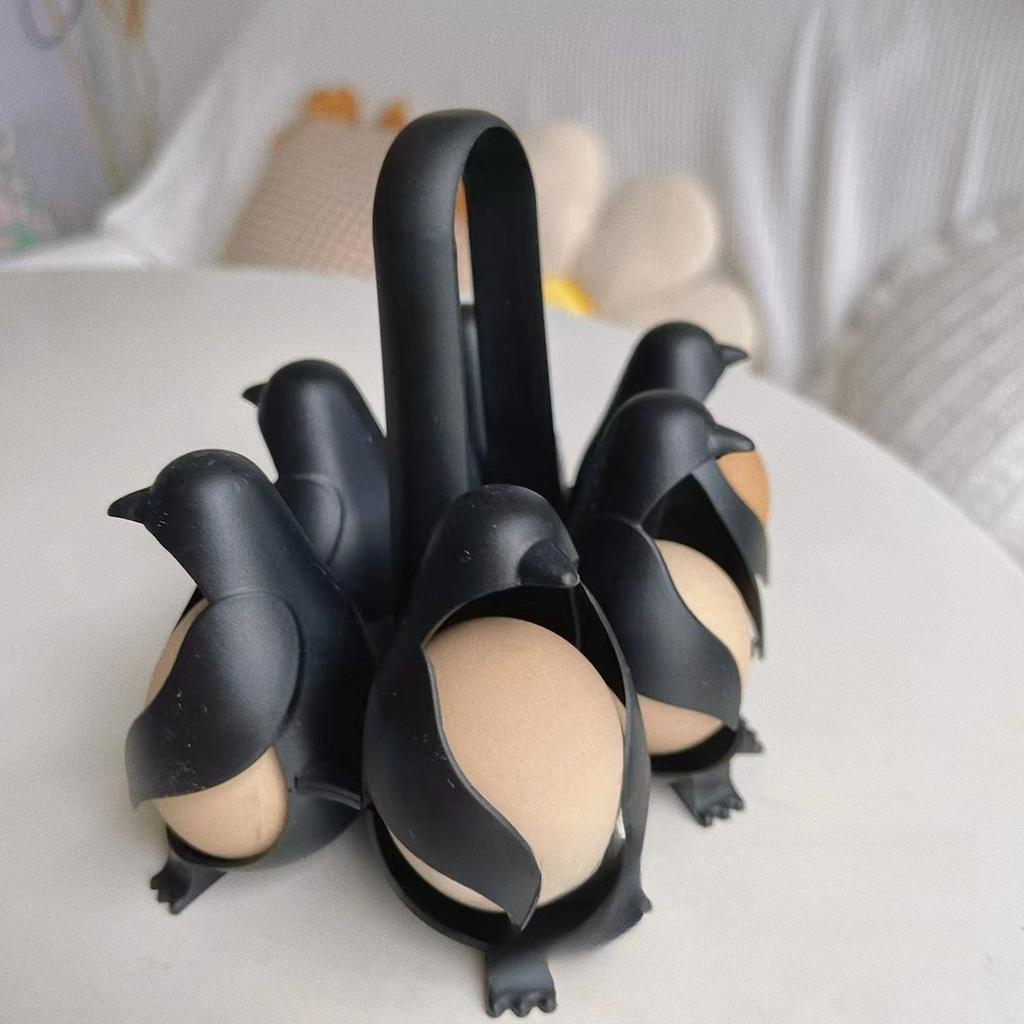 1 шт. Кухонный гаджет: Яйцеварка Пингвин, Пароварка для яиц, Подставка для яиц