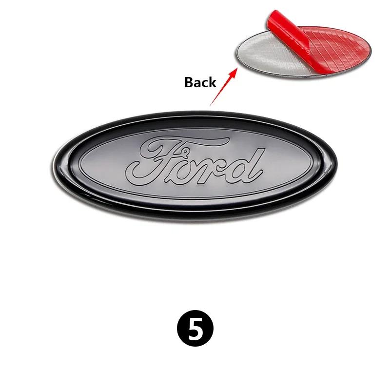 Автомобильная наклейка Ford Новая 2025 Горячая 1 шт. 11,5 см Автомобильная передняя задняя крышка багажника Наклейка-эмблема для Ford Focus Mondeo Edge Ecosport Ranger Fi