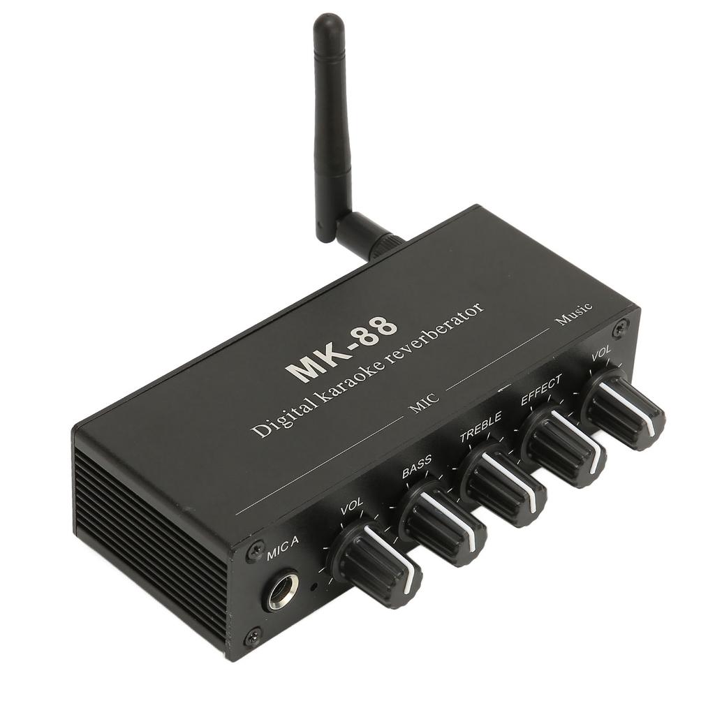 6,5 мм караоке-микшер из алюминиевого сплава с двойным микрофонным входом, портативный цифровой ревербератор для караоке для