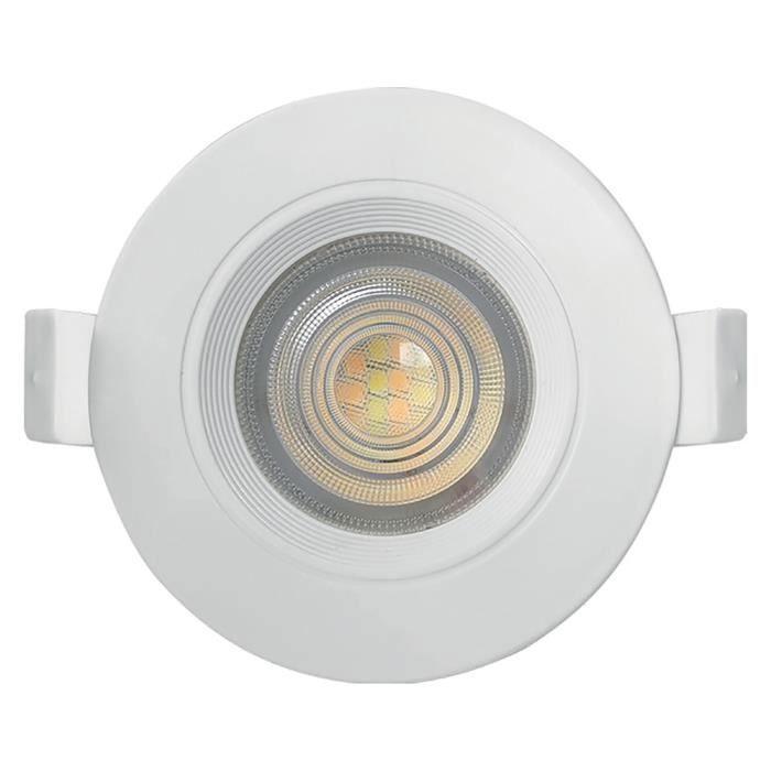Spot LED encastrable 3en1 blanc 7W IP54