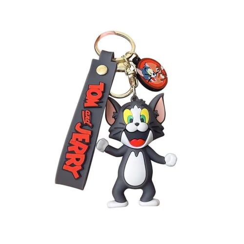 KalaCase Tom and Jerry Keychain, Creative Anime Keychain, Smart Comic Style, Stylish and Simple, School Bag Decoration, Style 1