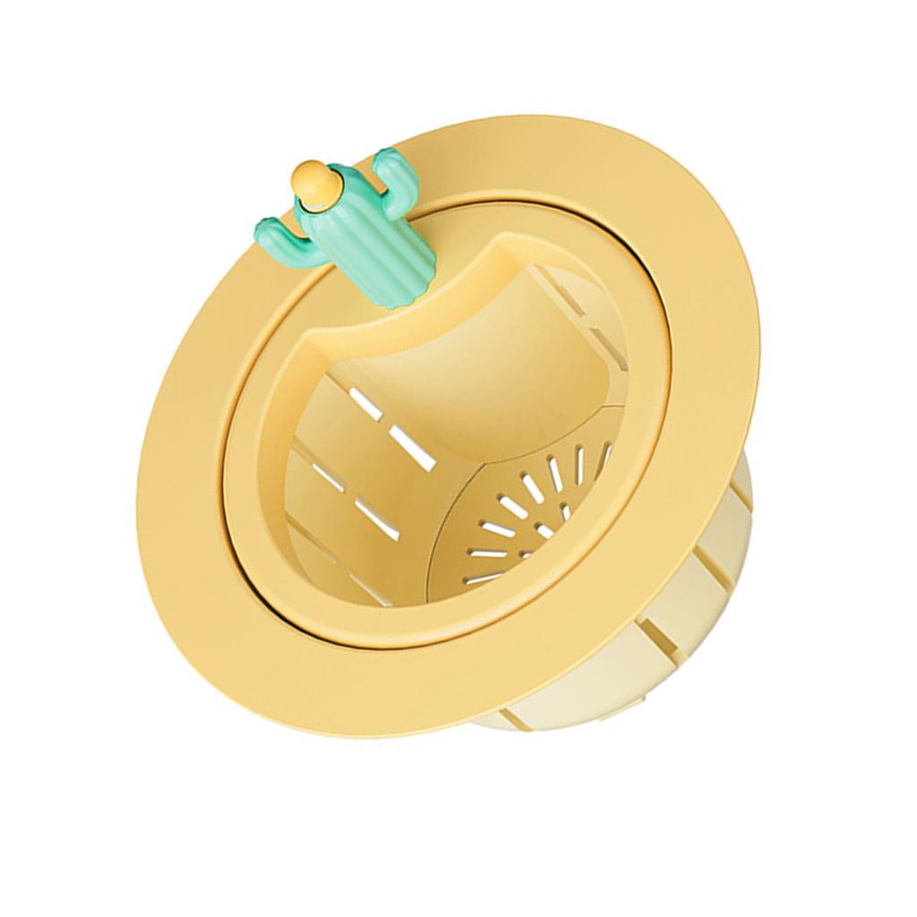 Инновационный кактус Кухонный фильтр для отходов Пресс-релиз Сливная корзина Многофункциональная Зеленый кактус Сетка для фильтра раковины