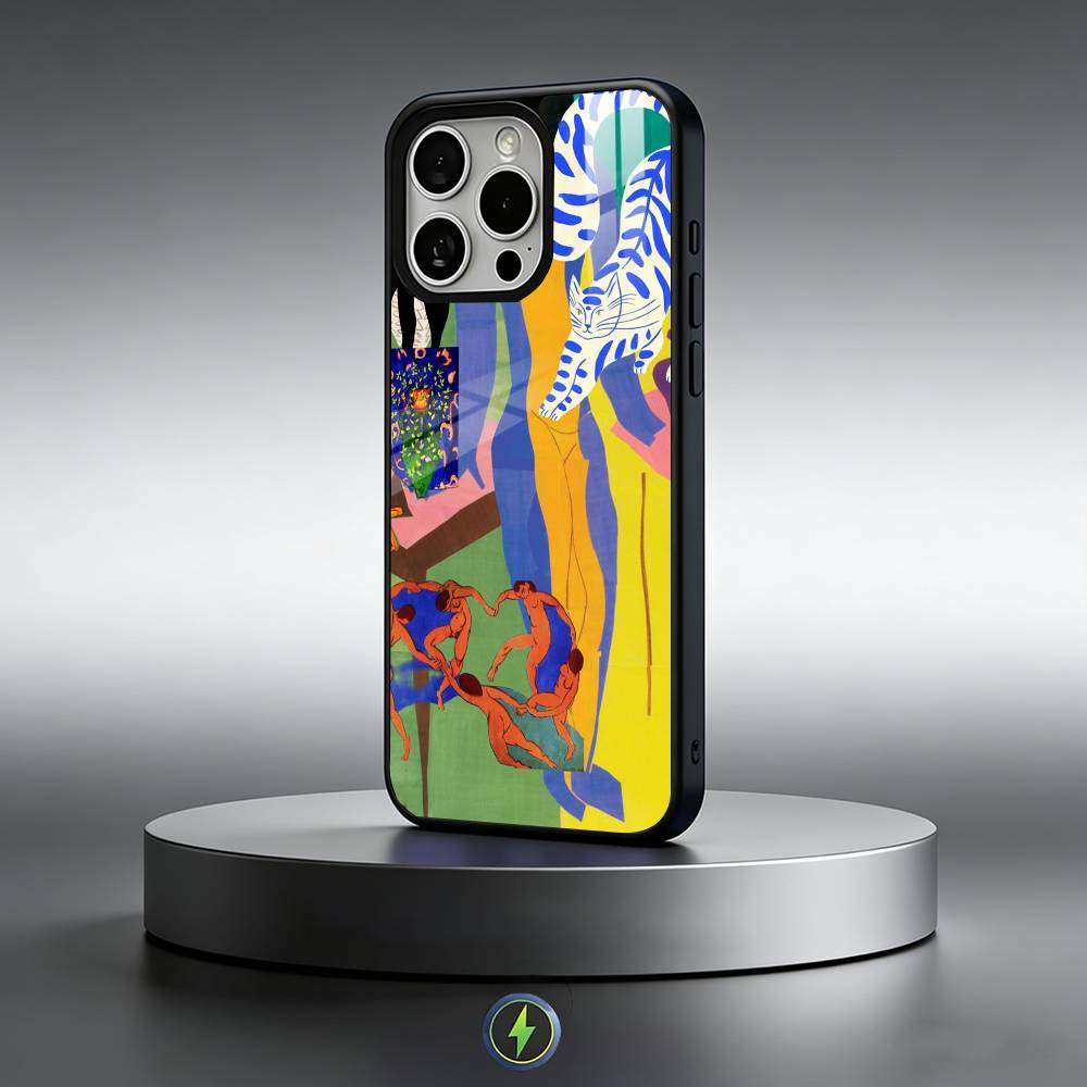 Чехол для телефона с картиной Анри Матисса для iPhone 17, 16, 15, 14, 13, 12, 11 Plus, Pro Max Магнитный для MagSafe Беспроводная зарядка