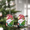 Модные очки, серьги-капли из акрила с Санта-Клаусом, рождественской елкой, гномом для женщин, девушек, Y2K, серьги-пусеты с крылатой свинкой, рождественские подарки