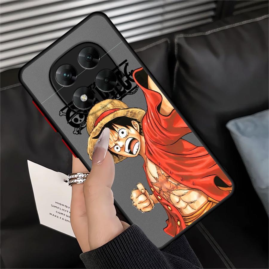 Чехол для Xiaomi Redmi Note 14 A4 10 13 Pro Plus 12 14C 9S 11 13C Funda Задняя крышка телефона One Piece Luffy Zoro Крутой