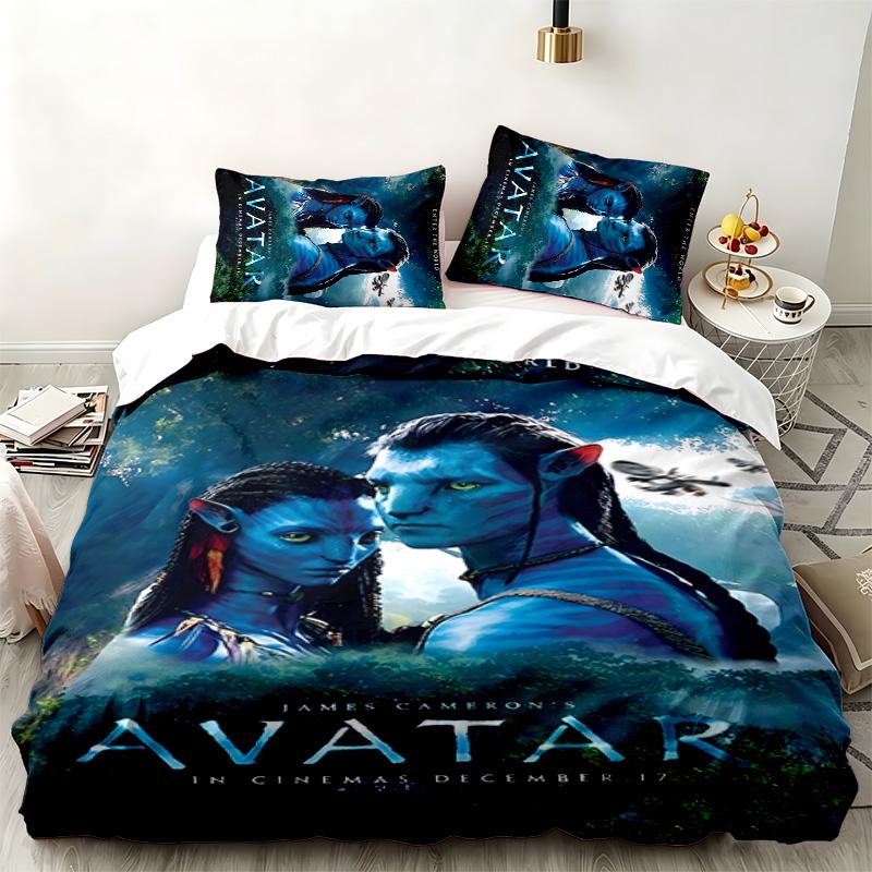 Avatar 3pc set Perfect for bedroom use Comfortable bedding set includes a duvet cover and two pillowcases Ideal birthday or Christmas gift