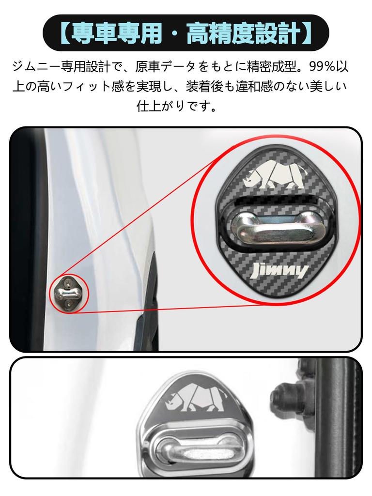 Новый Suzuki Jimney Striker Cover JB64 Jim Nisiera JB74 Накладка на дверной замок Дверной страйкер