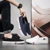 Новая корейская версия весенних ленивых туфель, повседневные однотонные мужские и женские туфли для сноуборда с одной педалью, парусиновые туфли, дезодорирующая спортивная обувь