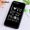 Krajews I Love You To The Moon And Back Soft Phone Case Cover For iPhone 17 Air 16 15 14 plus 11 12 13 pro max Fundas