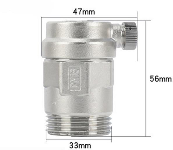 DN15/20/25 1/2" 3/4" 1" BSP Наружная резьба Нержавеющая сталь 304 Автоматический воздухоотводник Предохранительный клапан сброса давления Трубопровод Водяное отопление