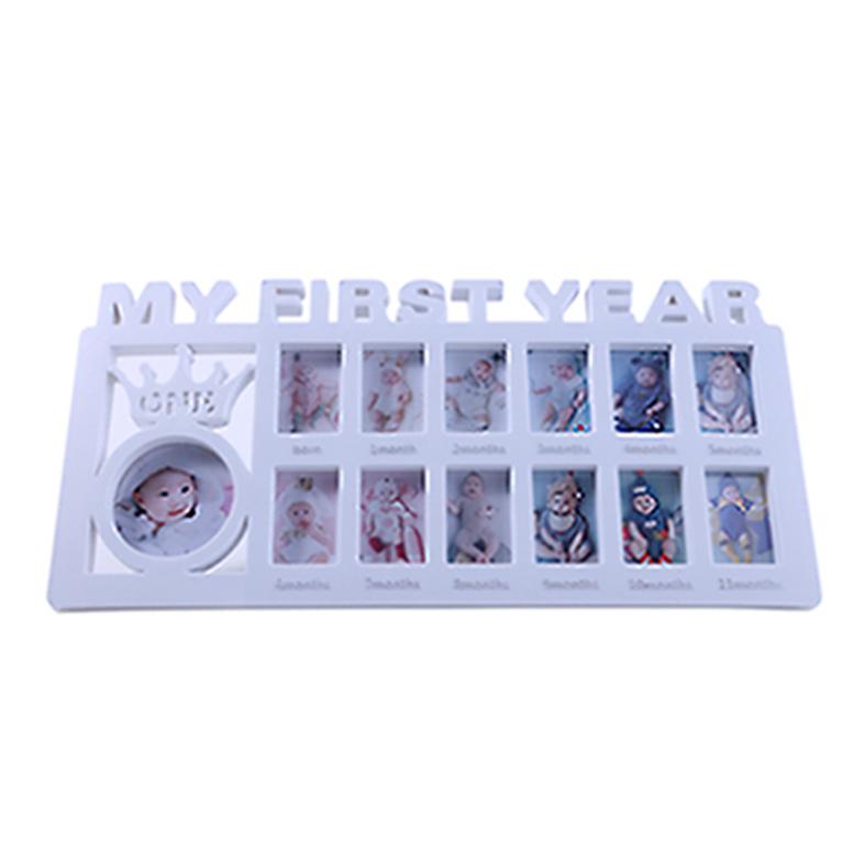 Baby 12 Month Growth Record Combination Photo Frame Growth Memory Gift