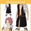 Премиальный набор костюма для косплея Fairy Tail Нацу Драгнила со стильным шарфом и юбкой