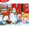 5D DIY Diamond Painting Horse Full Square Round Drill Diamond Embroidery Animal Pig Rhinestone Kit Winter Home Decor