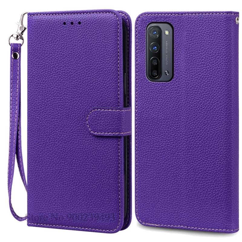 Для OPPO Find X2 Lite Чехол Кошелек Кожаный Чехол-книжка Для OPPO Find X2 Lite Чехол-книжка Чехол для телефона Coque Fundas Shell