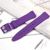 Силиконовый Ремешок Для Часов Swatch 17мм 19мм 20мм Пряжка-Штырек Водонепроницаемый Браслет Наручный Аксессуары Для Часов