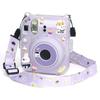 1 Набор Для Instax Mini 12 Прозрачная Сумка для Камеры Дорожная Сумка на Плечо с Милыми Наклейками Прозрачный Ремешок-Шнурок для Камеры Наклейки