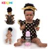 Полностью силиконовые KEIUMI 57 см, мягкие силиконовые куклы Reborn, мода 2020 года, кукла Boneca Tan Skin для малышей, игрушки для детей, приятель по играм