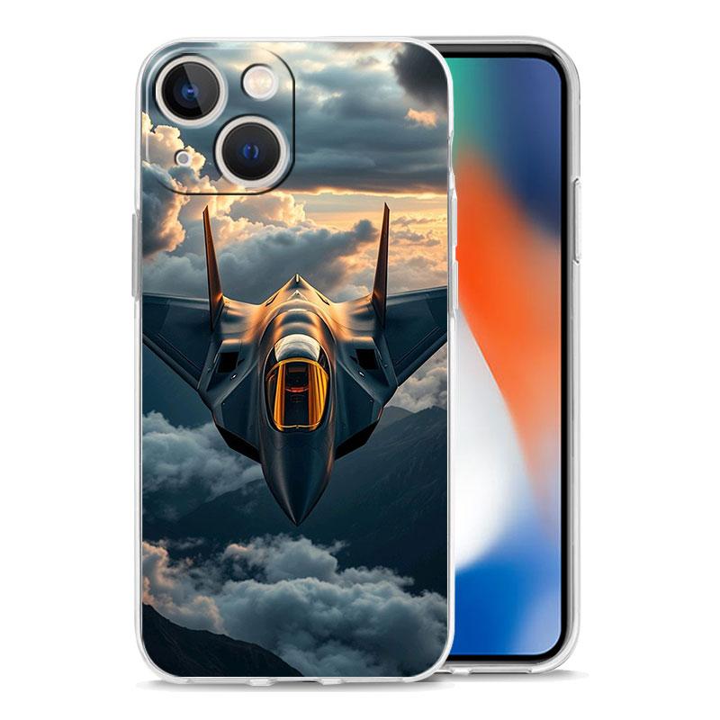 Чехол для iPhone 16 Чехлы iPhone 15 12 13 14 16 Pro Max X XR XS Max 15 Plus iPhone 11 Чехол Самолет Вертолет Самолет