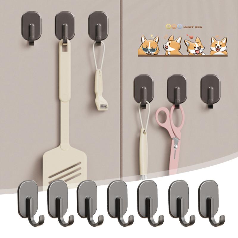 1-10 шт. Магнитный крючок для кухни, ванной, сильные магнитные крючки, настенные принадлежности для хранения, настенный крючок для спальни, аксессуары, вешалки для дома