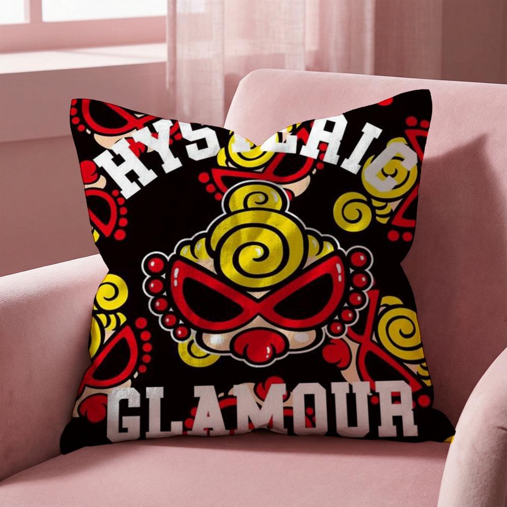 Модная наволочка H-Hysteric-M-MiniS для подушки, многоцелевая, для дома и автомобиля - Двусторонняя, мягкая и прочная для ежедневного использования