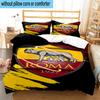 3pcs Rome Wolf Football club Printed Bedding Set Duvet Cover Closure Includes 1 Duvet Cover & 2 Pillowcases Bedding Sets Home Decor Gifts