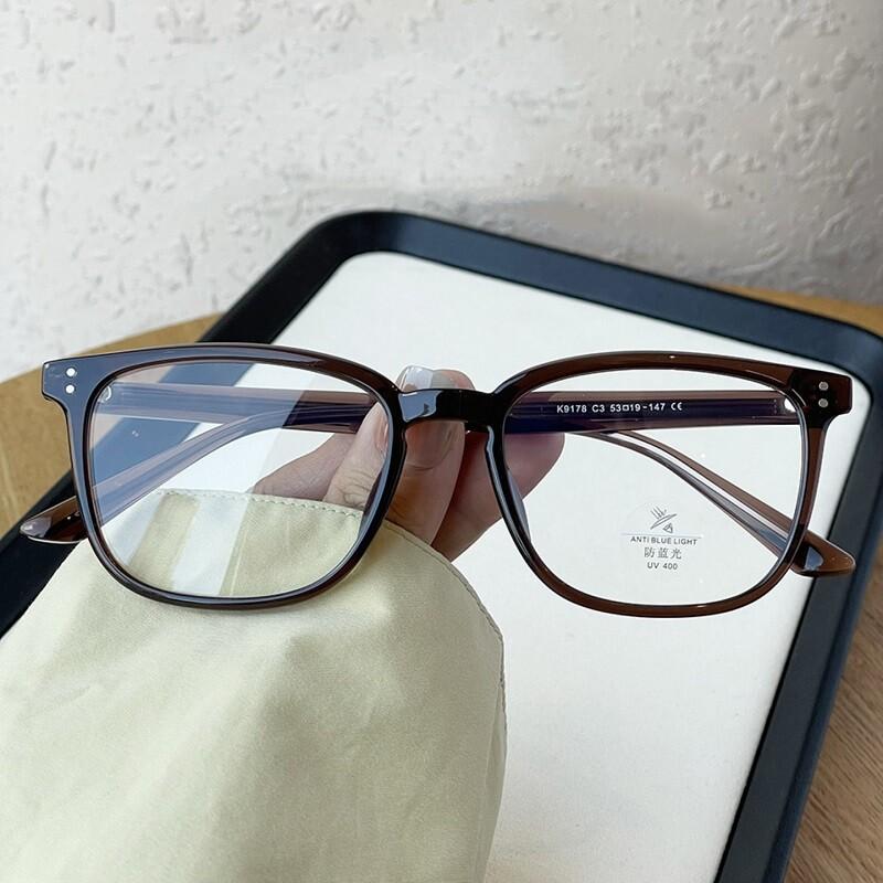 High Quality Vintage Square Reading Glasses Women Men Luxury Brand Small Round Black Glasses Eyeglasses Prescription +2 +5
