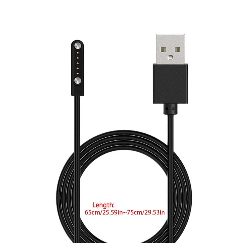 USB-кабель для быстрой зарядки, дата-кабель, адаптер питания, док-станция, магнитное крепление, подходит для USB 2.0 Male to 5 Pin Watch