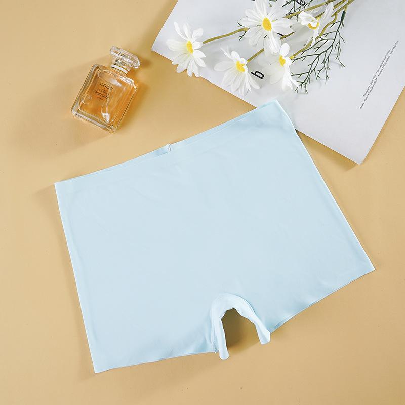 Женские бесшовные боксерские шорты Ice Silk - анти-облучение, летние леггинсы со средней талией