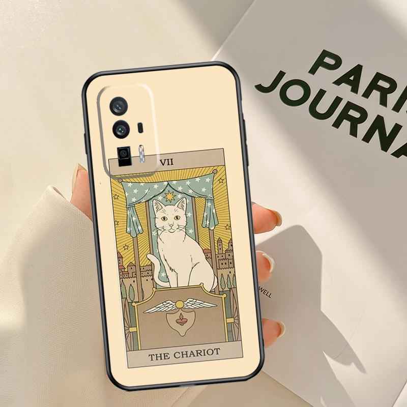 Чехол-чехол для телефона Xiaomi 15 14 Ultra 13T 14T 15T Pro 17 Pro Max POCO X7 Pro X3 X5 X6 F5 F6 F7 F8 с принтом «Кошка-Императрица» из Таро