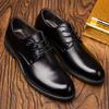 Leather Shoes Men's New Men's Business Dress Men's Shoes Classic Leather Wedding Shoes Large Size Casual Shoes