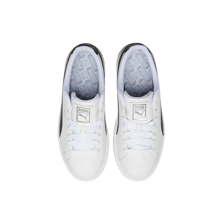 Puma Кеды на платформе Snake с низким верхом Женские кеды Белые 371660-01