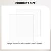 2 шт. Акриловые Пластины для Вырубки Коврики Прозрачные 8x6 дюймов Основные Акриловые Подложки для