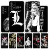 Аниме Death Note Ryuk чехол для телефона для Samsung Galaxy A53 A52 A73 A72 A12 5G A13 A22 A23 A32 A33 A02S A03S A42 A43 A50S Coqu