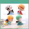 One Piece Action Figure Set With Luffy, Zoro, Nami, And Law Cute And Collectible Anime Toys