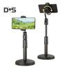 Mobile Phone Holder Universal Table Cell Phone Stand Retractable Adjustable Phone Mount for Live Broadcast Video