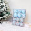 6Pcs 6cm Christmas Balls Pendant Reusable Macaron Color Hanging Balls Foam Christmas Balls  for Home